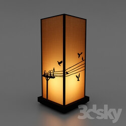 Table lamp - Pattern Table Lamp Pole 