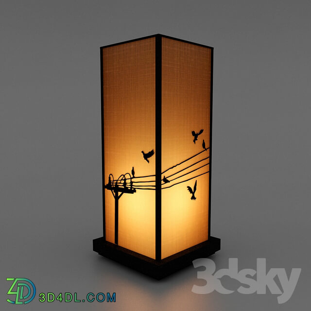 Table lamp - Pattern Table Lamp Pole