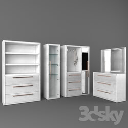 Wardrobe _ Display cabinets - set cabinet 
