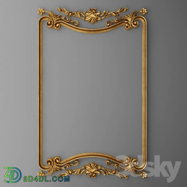 Decorative plaster - Stucco_ Frame.