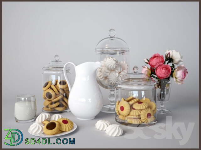 Food and drinks - Sweets with milk