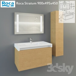 Bathroom furniture - Roca Stratum 900x495x450 