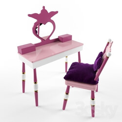 Table _ Chair - LEVELS OF DISCOVERY Princess Vanity Table _ Chair Set 