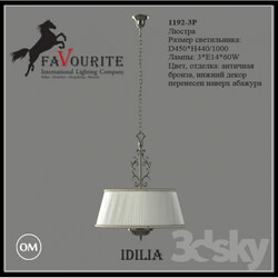 Ceiling light - Favourite 1192-3 p chandelier 