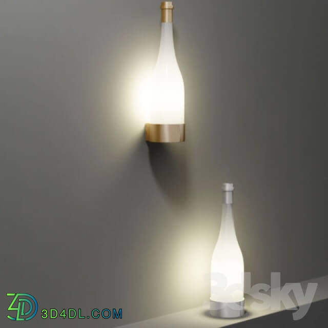 Wall light - Bra LUX-Light BOTTLE