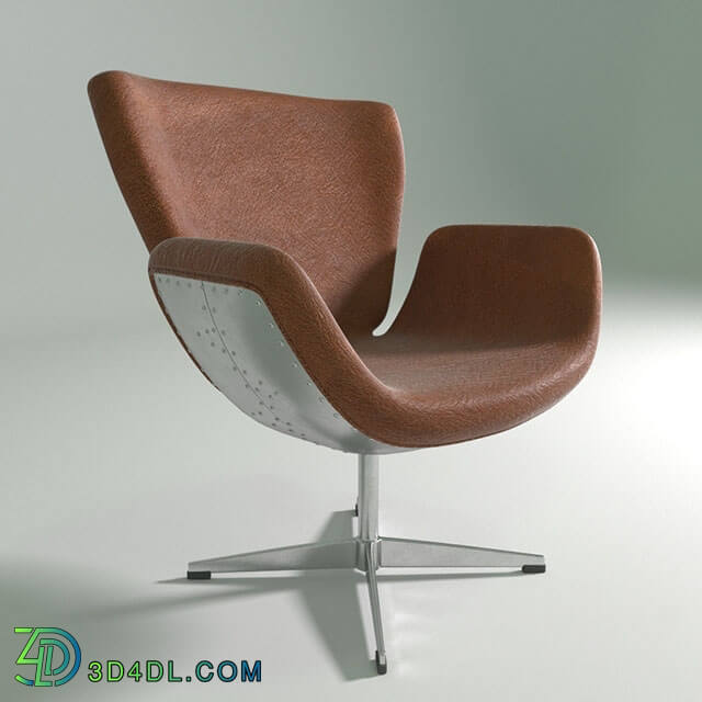 Arm chair - SWIVEL CHAIR SOHO SOFT TIN