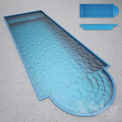 Other architectural elements - Composite pool 11.5 x 4 m. 