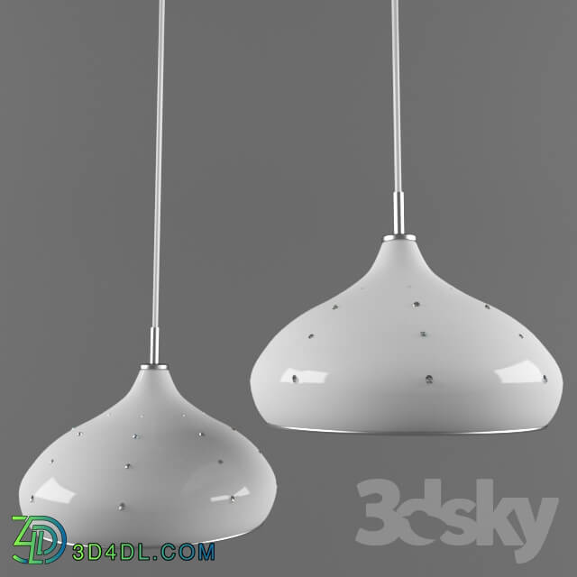 Ceiling light - Hanging lamp Masiero Luxury Grace White Grace _ S1 _White Grace S1_