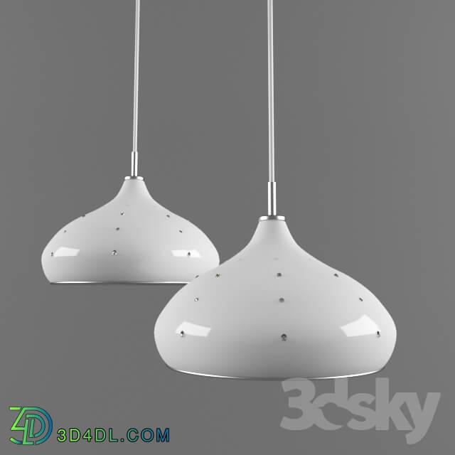 Ceiling light - Hanging lamp Masiero Luxury Grace White Grace _ S1 _White Grace S1_