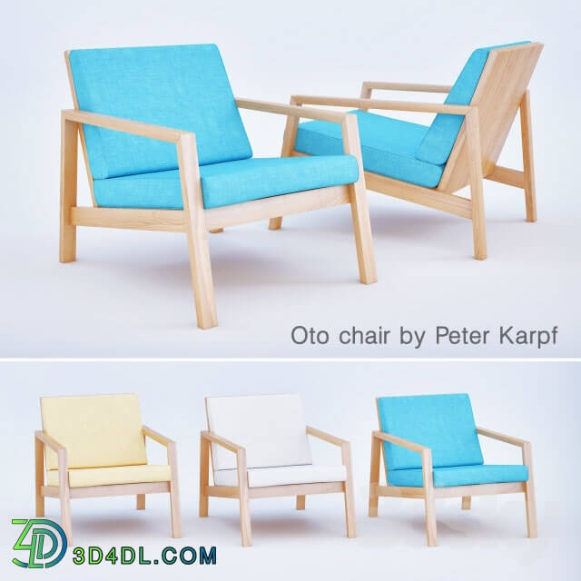 Arm chair - Oto chair by Peter Karpf