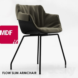 Chair - MDF Italia Flow Slim Armchair 