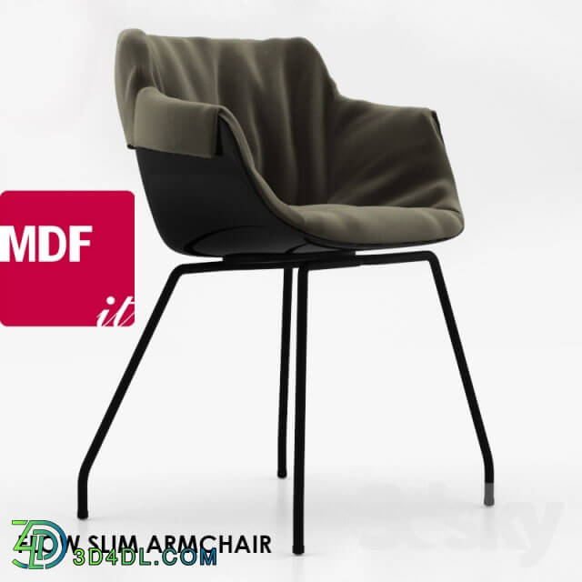 Chair - MDF Italia Flow Slim Armchair