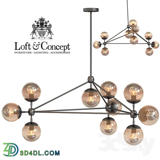 Ceiling light - Chandelier Modo Chandelier 10 Globes