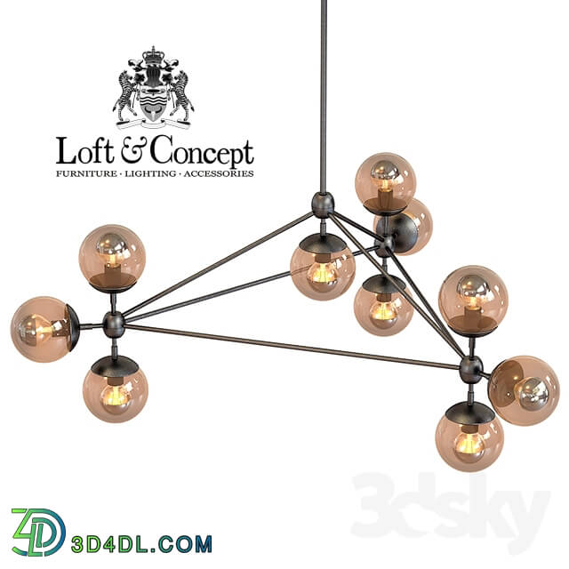 Ceiling light - Chandelier Modo Chandelier 10 Globes