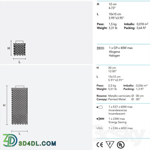 Ceiling light - Masiero AUREA 15 PL1_ AUREA 10 PL1