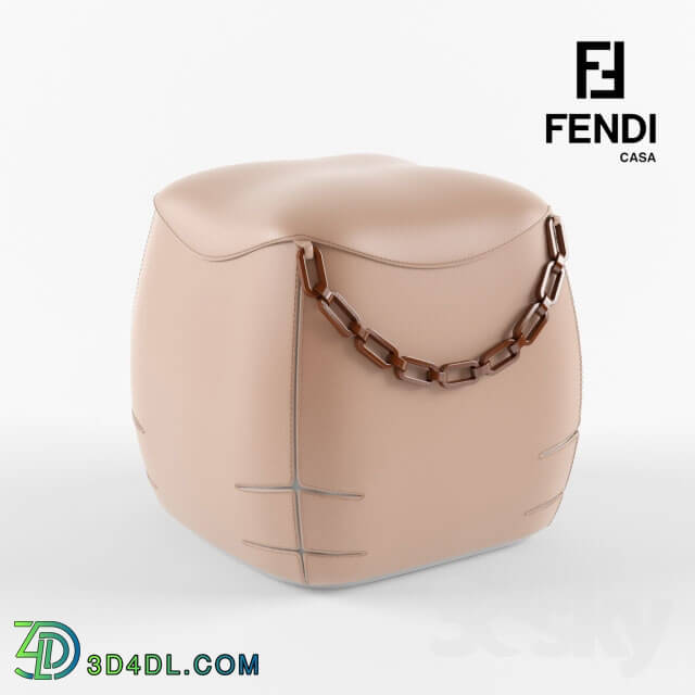 Other soft seating - FENDI CASA CAT OTTOMAN