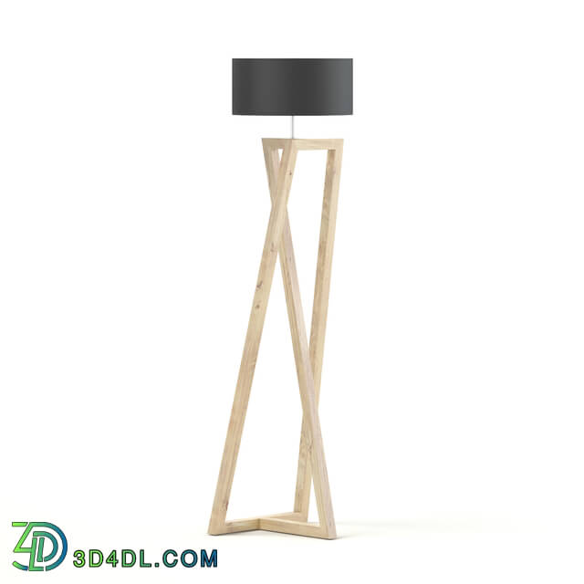 CGaxis Vol114 (35) wooden floor lamp