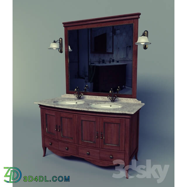 Bathroom furniture - Laver with bra