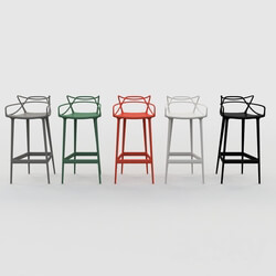 Chair - Kartell Masters Bar Stool 