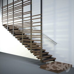 Staircase - WOOD STAIR 