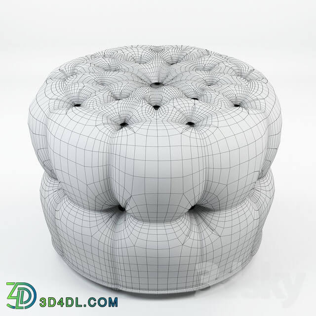 Other soft seating - Round ottoman padded 831