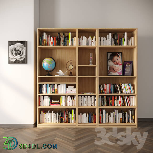 Wardrobe _ Display cabinets - Classic Book Shelf YK2