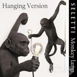 Wall light - The Monkey Lamp Hanging Version 