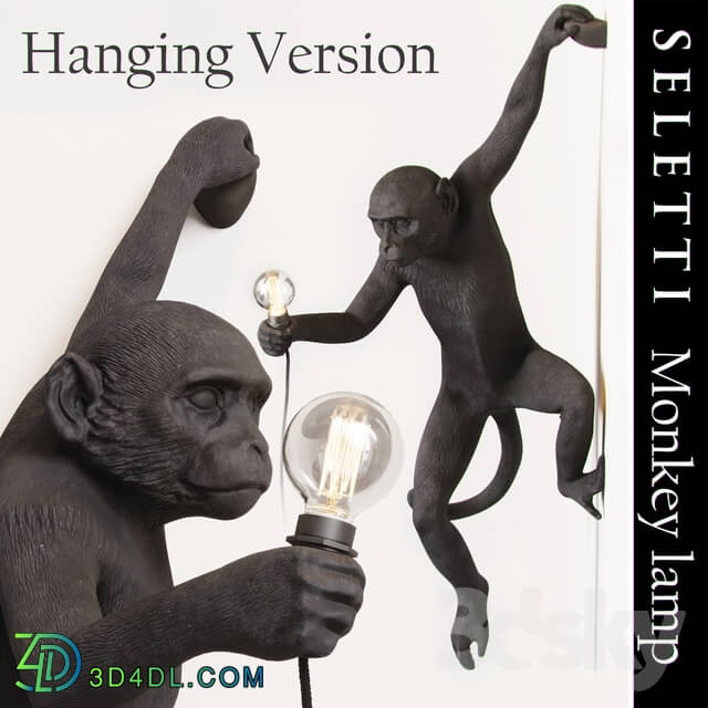 Wall light - The Monkey Lamp Hanging Version