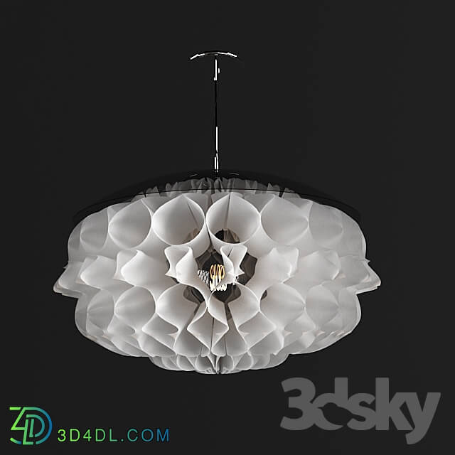 Ceiling light - Paper Chandelier combined