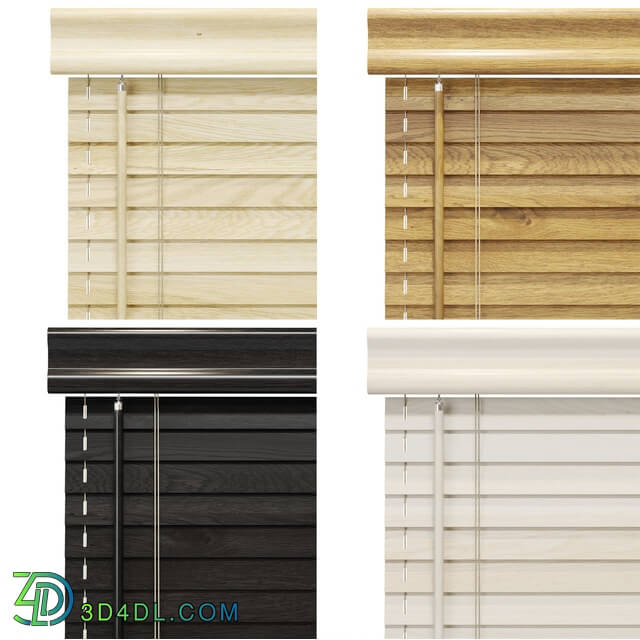 Curtain - Wooden Blinds