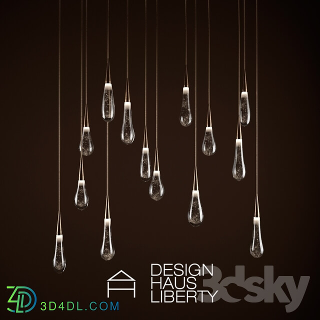 Ceiling light - TEARDROP by Design Haus Liberty