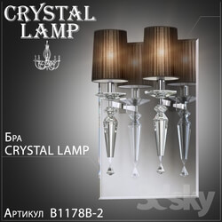 Wall light - Sconces Crystal Lamp Falcetto B1178B-2 