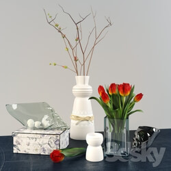 Decorative set - Decorative set with tulips 