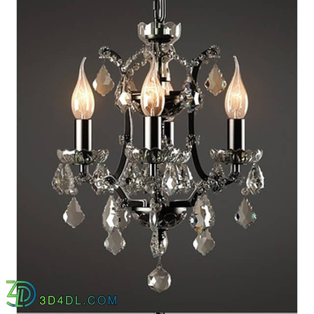 Ceiling light - OM Chandelier Crystal_ very small Crystal Chandelier Extra Small
