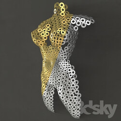 Other decorative objects Abstract Wall Art Female Torso 