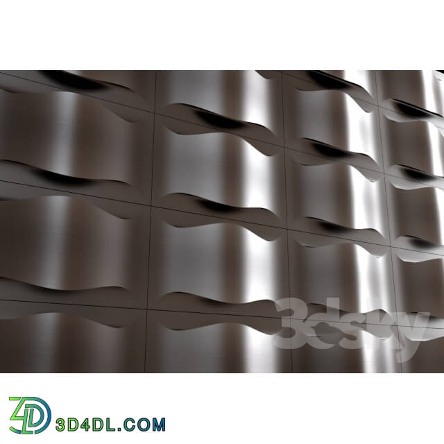 Other decorative objects - metal 3d wall panel
