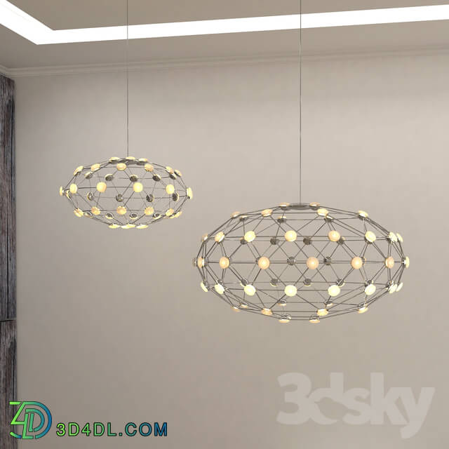 Ceiling light - Divinare Cristallino 1720Q02 SP-48 OM