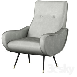 Arm chair - Dakota Mid-Century Accent Armchair 