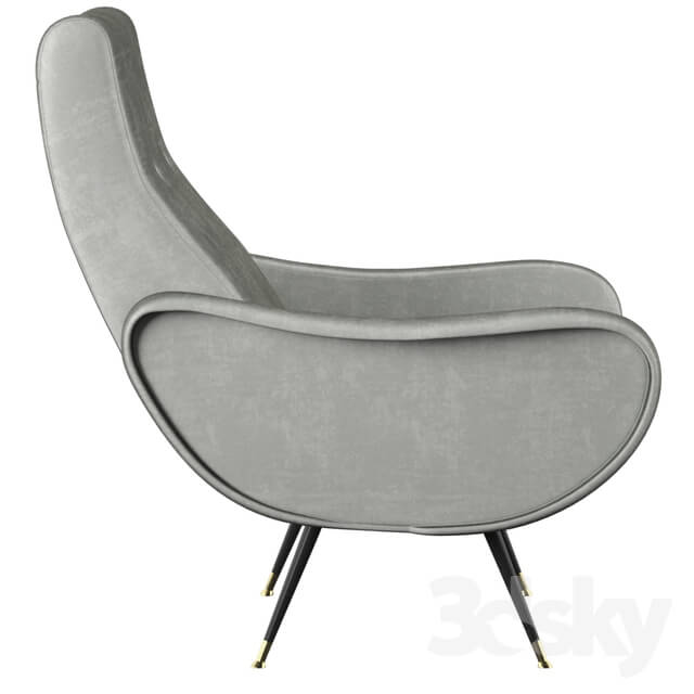 Arm chair - Dakota Mid-Century Accent Armchair