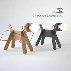 Table lamp - ENO STUDIO_ GET OUT DOG by Clotilde _amp_ Julien 