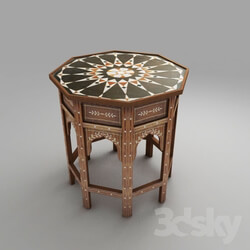 Table - Antique Islamic Traditional Table 