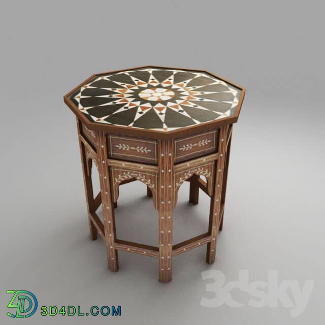 Table - Antique Islamic Traditional Table