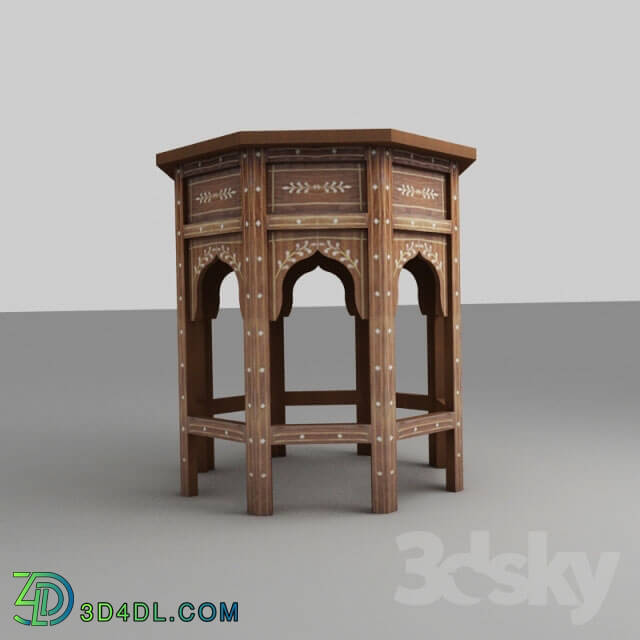 Table - Antique Islamic Traditional Table