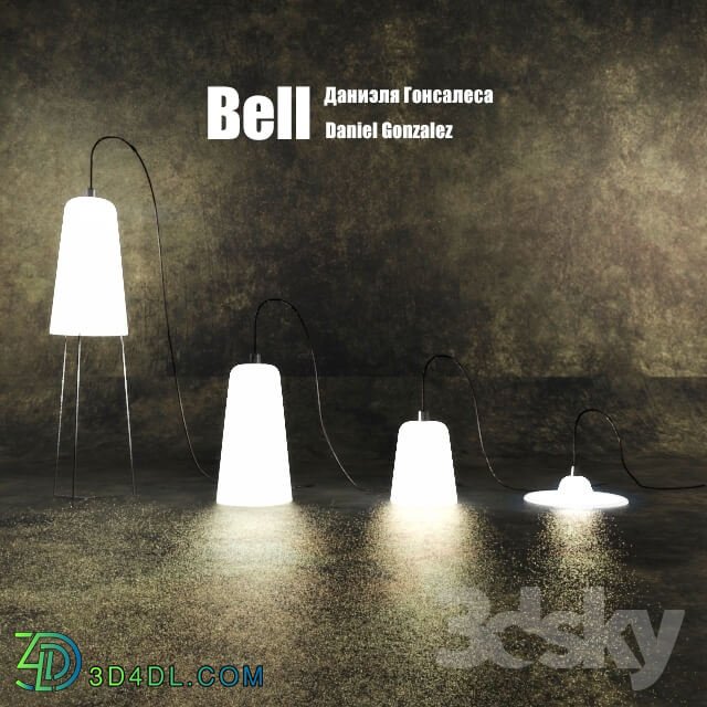 Floor lamp - Bell_ Daniel Gonzalez