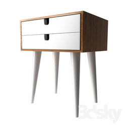 Sideboard _ Chest of drawer - Wood Nightstand by Habitables 