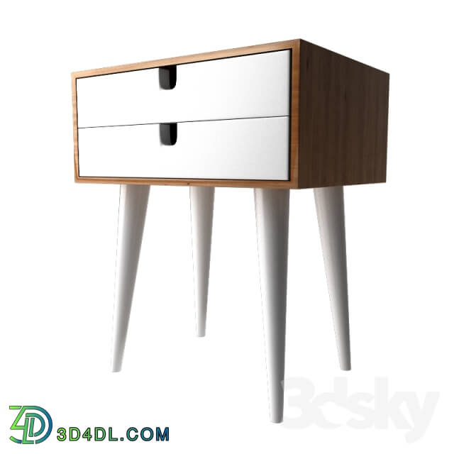 Sideboard _ Chest of drawer - Wood Nightstand by Habitables