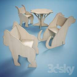 Table _ Chair - Set in the nursery 