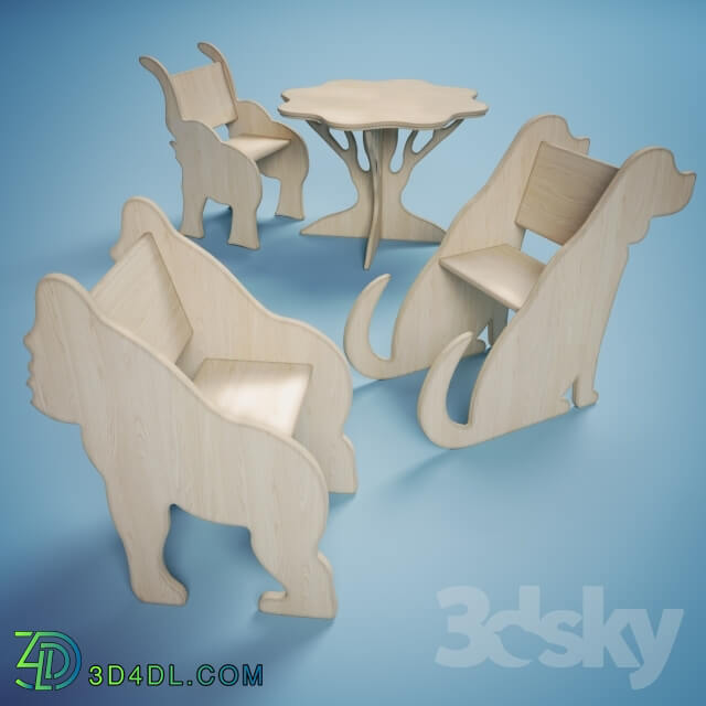 Table _ Chair - Set in the nursery