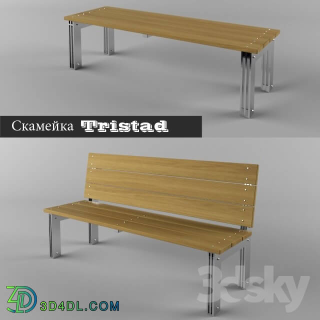 Other architectural elements - Bench Tristad