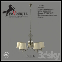 Ceiling light - Favourite 1192-5 light chandelier 
